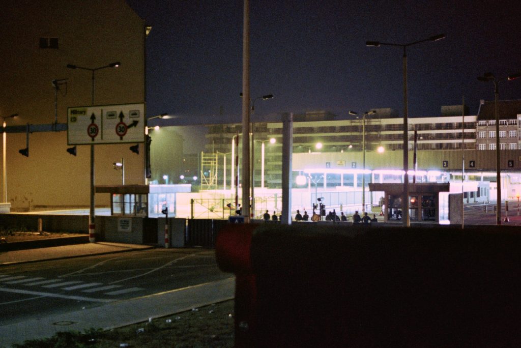 Area of the East-German border control facilities. No such things on the western side.