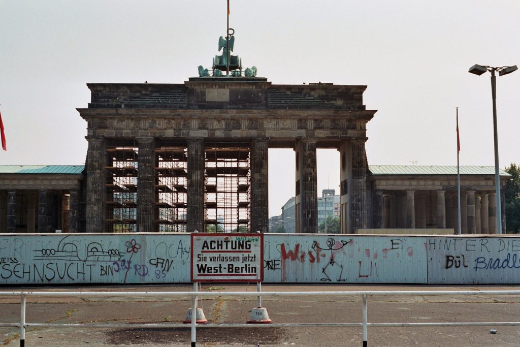'Tear down this wall!' was the famous challenge from United States President Ronald Reagan to Soviet leader Mikhail Gorbachev at this place on 12. June 1987.
