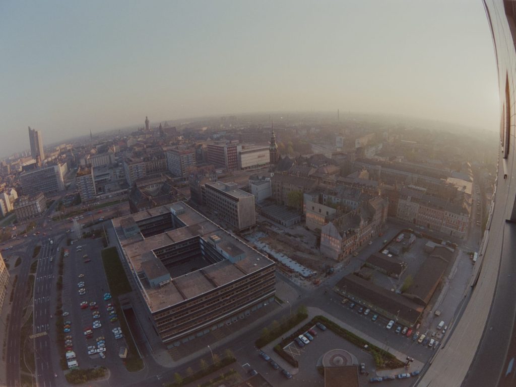 Blick vom Hotel Merkur