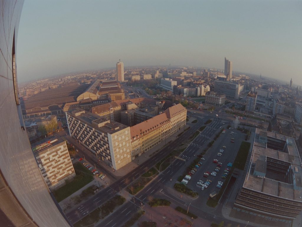 Blick vom Hotel Merkur